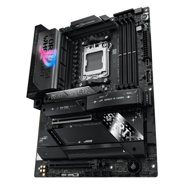 ASUS ROG STRIX X870E-E GAMING WIFI Motherboard, WIFI 7, PCIe Gen 5, Aura Sync, Max. 256GB DDR5 - Image 3