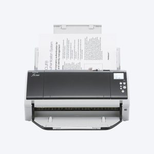 Ricoh fi-7480 Wide-format Document Scanner, double-sided scanning speeds of up to 80 pages per minute, 100-page ADF, White