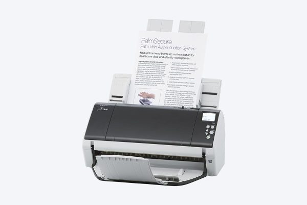 Ricoh fi-7480 Wide-format Document Scanner, double-sided scanning speeds of up to 80 pages per minute, 100-page ADF, White - Image 3