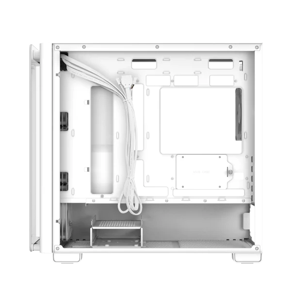 ASUS A23 PLUS Micro-ATX Case, Supports 360 mm radiators, and 380 mm graphics cards, four pre-installed ARGB fans, White - Image 5