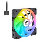 Thermaltake SWAFAN EX12 ARGB Sync PC Cooling Fan TT Premium Edition Case Fan (3-Fan Pack), Magnetic Force Design, Swappable Fan Blade Design, ARGB Lighting Sync, Black - Image 2
