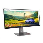 ThinkVision P34WD-40 34" WQHD Monitor, 120Hz Refresh Rate, PD3.1 140W USB-C one cable docking, Black - Image 2