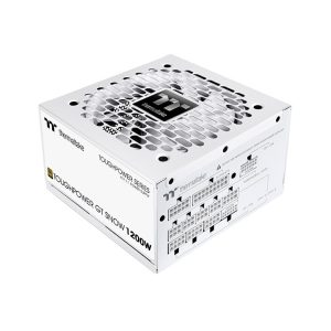 Thermaltake Toughpower GT Snow 1200W Fully Modular Power Supply, 80 PLUS Gold certified, compatible with ATX 3.1 specifications, White