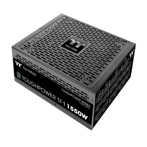 Thermaltake Toughpower TF1 1550W - TT Premium Edition Fully Modular Power Supply, 80 PLUS Titanium certified, 140mm Pulse Width Modulation fan, Black