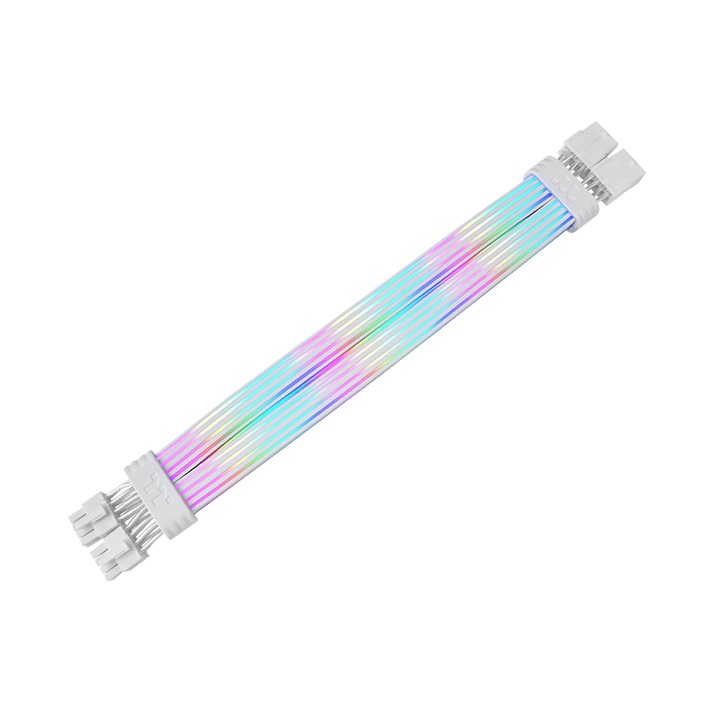 Thermaltake Mod 8 pin ARGB Snow Cable, White