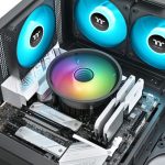 Thermaltake UX150 ARGB Sync CPU Cooler, 130W Cooling Power, 130mm High-Airflow Fan, Infinity Mirror Lighting Effect, Black - Image 6