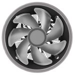 Thermaltake UX150-L ARGB Sync CPU Cooler, 130mm High-Airflow Fan, 130W Cooling Power, Infinity Mirror Lighting Effect, Black - Image 3