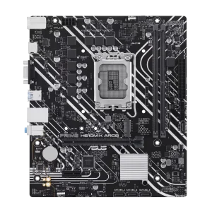 ASUS PRIME H610M-K ARGB Intel® H610 (LGA 1700) micro-ATX motherboard, DDR5, PCIe 4.0, M.2 slot, Realtek 1 Gb Ethernet, HDMI™, VGA, USB 3.2 Gen 1, SATA 6 Gbps, Addressable Gen 2 headers, Aura Sync
