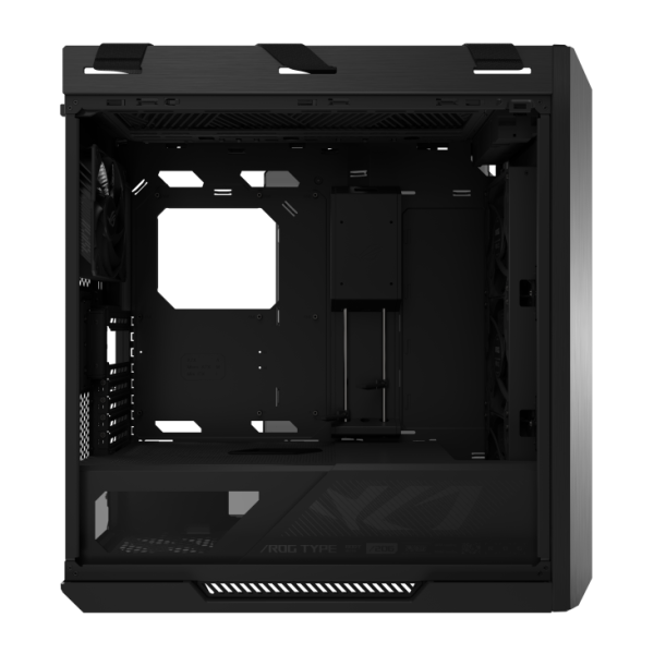 ASUS ROG Strix Helios II EATX mid-tower gaming case with dual tempered glass side panels, GPU support for up to 450mm in length, aluminum frame and front panel, GPU braces and 420mm radiator support, Black - Image 8