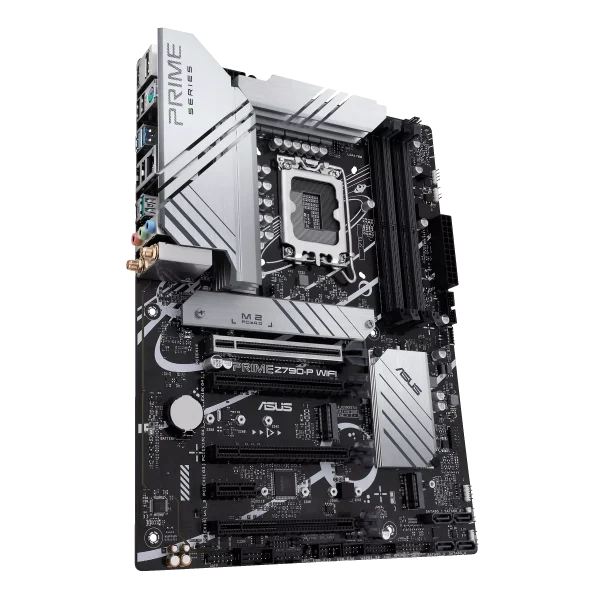 ASUS PRIME Z790-P WIFI Motherboard, PCIe Gen5 Slot, USB 3.2 Gen 2x2 Type-C® & Thunderbolt (USB4®) Support, WiFi 6, Al Cooling II - Image 2