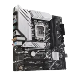 ASUS PRIME B760M-A WIFI D4 Intel® B760 (LGA 1700) mATX motherboard, PCIe 4.0, two M.2 slots, Realtek 2.5Gb Ethernet, Wi-Fi 6, DisplayPort, Dual HDMI®, SATA 6 Gbps, rear USB 3.2 Gen 2, front USB 3.2 Gen 1 Type-C®, Aura Sync - Image 2
