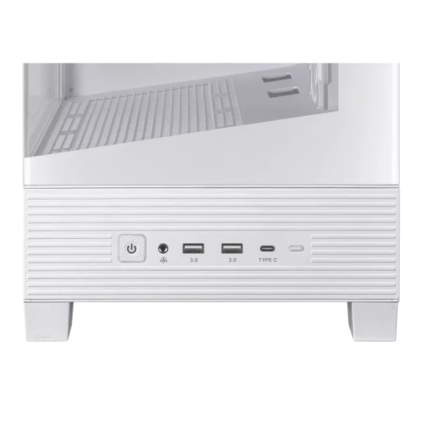 ASUS A31 PLUS Case ARGB Gaming PC Case, 360mm radiators and 380mm graphics cards Compatibility, four pre-installed ARGB fans, White - Image 7