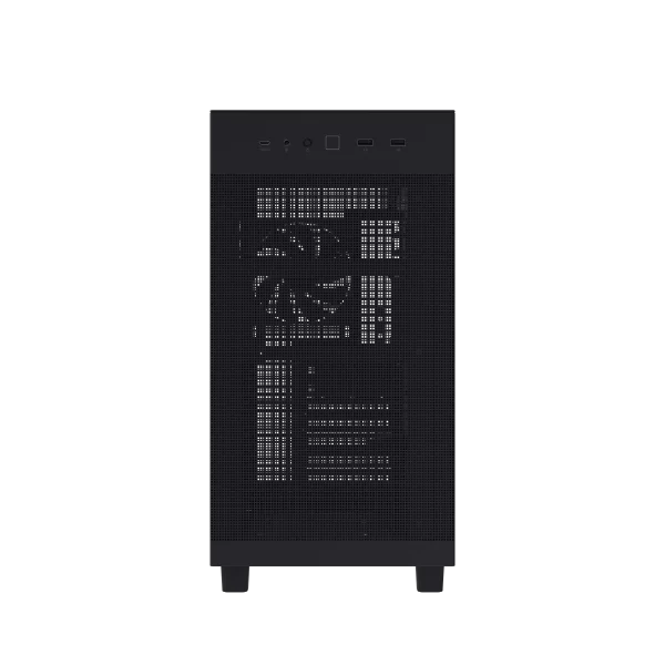 ASUS Prime AP303 - Mesh Panel ATX Case, support for graphics cards up to 360mm long, 360mm radiators up to 60mm thick, and ATX PSUs up to 180mm long, Black - Image 3