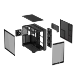 ASUS A32 PLUS ATX  ARGB Gaming PC, 360mm radiators and 420mm graphics cards compatibility, four pre-installed ARGB fans, Black - Image 7