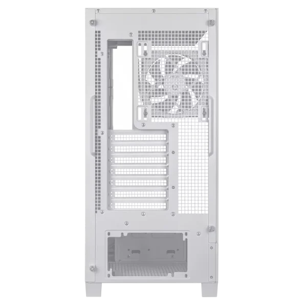 ASUS A31 PLUS Case ARGB Gaming PC Case, 360mm radiators and 380mm graphics cards Compatibility, four pre-installed ARGB fans, White - Image 4