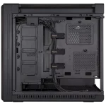 ASUS ProArt PA602 Wood Edition - Metal Panel, pre-installed 140 mm rear fan and two 200 mm front fans, support for a 420 mm radiator, Black - Image 5