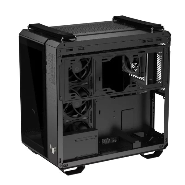 ASUS TUF Gaming GT502 Horizon ARGB Gaming PC Case, Four Pre-Installed MR120 ARGB Fans, Black - Image 5