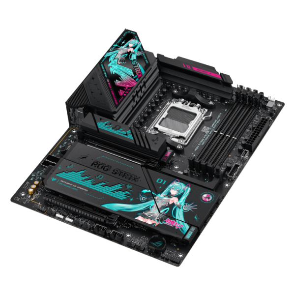 ASUS ROG STRIX X870E-H GAMING WIFI7 HATSUNE MIKU EDITION, AMD Socket AM5 for AMD Ryzen™ 9000 & 8000 & 7000 Series Desktop Processors - Image 5