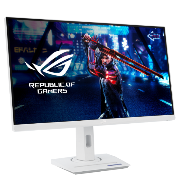 ASUS ROG Strix XG27ACS-W USB Type-C Gaming Monitor – 27-inch 2560x1440, 180Hz (Above 144Hz), 1ms (GTG), Fast IPS, Extreme Low Motion Blur Sync, USB Type-C, G-Sync compatible, DisplayWidget Center, tripod socket, HDR, White - Image 2