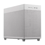 ASUS Prime AP201 MicroATX Case, support for 360 mm coolers, graphics cards up to 338 mm long, and standard ATX PSUs, White - Image 2