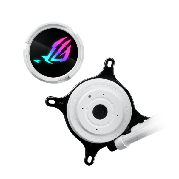 ASUS ROG Strix LC III 360 ARGB White Edition Liquid Cooler, 0dB Technology, Aura Sync, Anti-vibration Rubber - Image 6