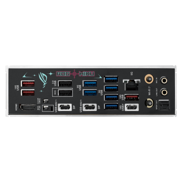 ASUS ROG STRIX X870E-H GAMING WIFI7 HATSUNE MIKU EDITION, AMD Socket AM5 for AMD Ryzen™ 9000 & 8000 & 7000 Series Desktop Processors - Image 8