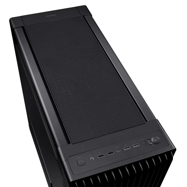 ASUS ProArt PA602 E-ATX computer case, 420 mm radiator support, one 140 mm and two 200mm pre-installed system fans, Black - Image 4