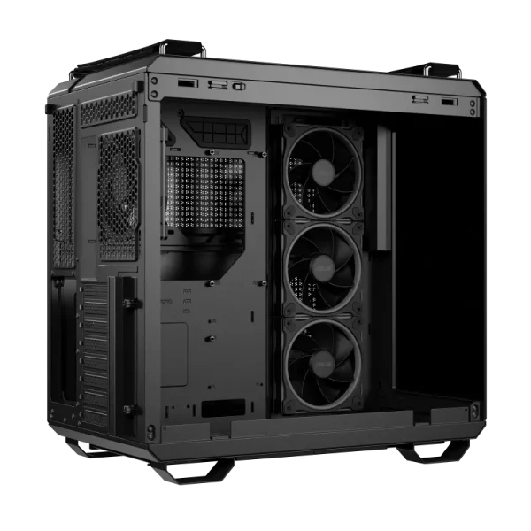 ASUS TUF Gaming GT502 Horizon ARGB Gaming PC Case, Four Pre-Installed MR120 ARGB Fans, Black - Image 2