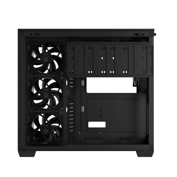 ASUS A32 PLUS ATX  ARGB Gaming PC, 360mm radiators and 420mm graphics cards compatibility, four pre-installed ARGB fans, Black - Image 6