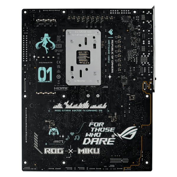 ASUS ROG STRIX X870E-H GAMING WIFI7 HATSUNE MIKU EDITION, AMD Socket AM5 for AMD Ryzen™ 9000 & 8000 & 7000 Series Desktop Processors - Image 7
