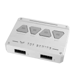 ASUS TUF Gaming TF120 ARGB Fan - Triple Fan Kit with ARGB Controller, White Edition - Image 5