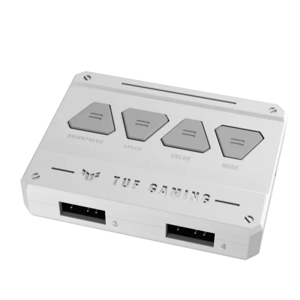 ASUS TUF Gaming TF120 ARGB Fan - Triple Fan Kit with ARGB Controller, White Edition - Image 5