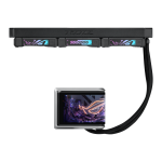 ASUS ROG RYUO IV 360 ARGB Liquid Cooler,  6.67-inch AMOLED display, Aura Fan Edge, Black - Image 4