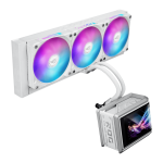 ASUS ROG RYUO IV SLC 360 ARGB Liquid Cooler, 6.67” 2K AMOLED Display, White - Image 2