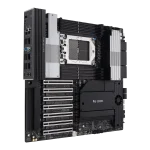 ASUS Pro WS WRX90E-SAGE SE AMD sTR5 EEB workstation motherboard, 7 PCIe 5.0 x16 slots, multi-GPU support, robust 32+3+3+3 power-stage design, CPU and memory overclocking ready, 4 PCIe 5.0 M.2 slots, dual 10 Gb LAN, PCIe Q-Release Slim - Image 2
