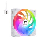 Thermaltake SWAFAN EX14 ARGB Sync PC Cooling Fan TT Premium Edition Case Fan (3-Fan Pack), Magnetic Force Design, ARGB Lighting Sync, Swappable Fan Blade Design, White - Image 2