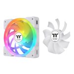 Thermaltake SWAFAN EX14 ARGB Sync PC Cooling Fan TT Premium Edition Case Fan (3-Fan Pack), Magnetic Force Design, ARGB Lighting Sync, Swappable Fan Blade Design, White - Image 4