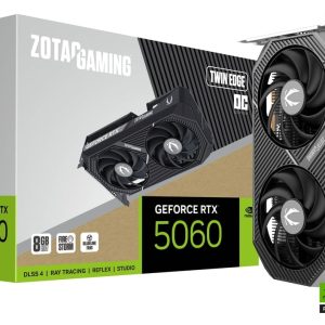 ZOTAC GAMING GeForce RTX 5060 Twin Edge OC Graphics Card, ZT-B50600H-10M