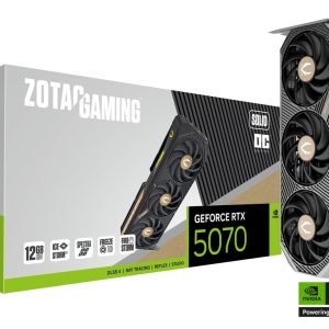 ZOTAC GAMING GeForce RTX 5070 SOLID OC Graphics Card, ZT-B50700J-10P