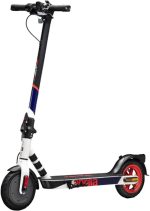 Aprilia eSRZ Safe Ride Scooter, Up to 20Km Range, Peak Power 500W Motor, Front E-Brake & Rear Disc Brake, Black