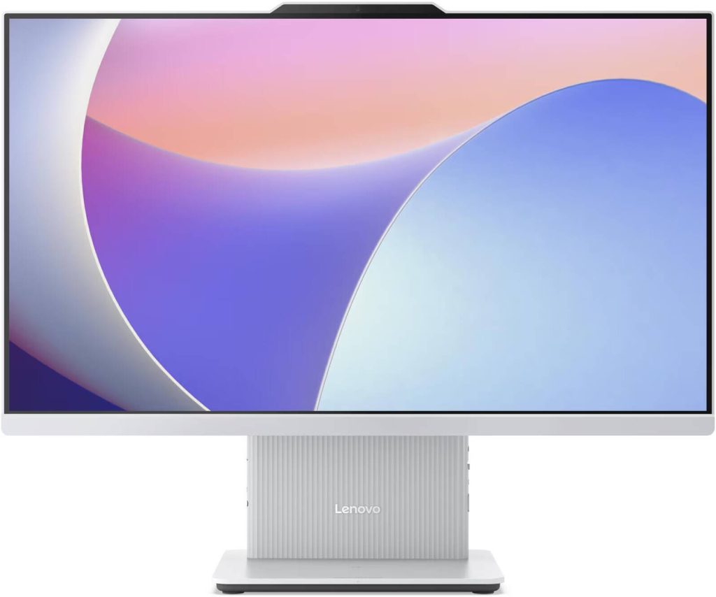 LENOVO IDEACENTRE AIO 24IRH9 24″ FHD TOUCH Computer, I7-13620H Processor, 8GB RAM, 512GB SSD, DOS, ARABIC KB, WHITE