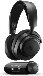 SteelSeries Arctis Nova Pro Omni Wareless Gaming Headphone, Active Noise Cancellation, Compatible with PC, PS5, Xbox, Switch, and more, 61721 - Black