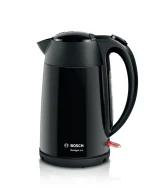 Bosch DesignLine Stainless Steel Cordless Kettle, 1.7 Litres, 3000W - Black