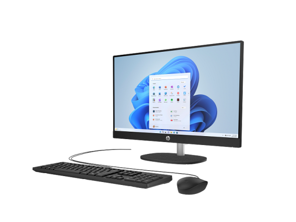 HP AIO 24-cr0126nh 24" FHD TOUCH Desktop, I7-1355U Processor, 8GB RAM, 512GB SSD, DOS, JET BLACK - Image 3