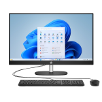 HP AIO 27-cr2040nh 27" TOUCH Desktop, Intel Ultra 5 225U Processor, 8GB RAM, 512GB SSD, DOS, BLACK