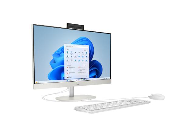 HP AIO 27-cr0154nh 27" TOUCH Desktop, Intel Core i7-1355U Processor, 8GB RAM, 512GB SSD, DOS, WHITE - Image 2