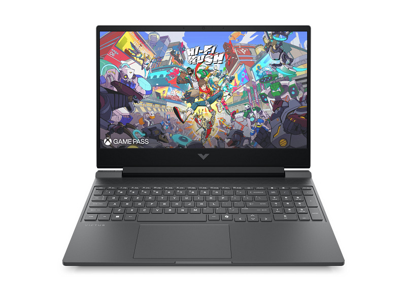HP Victus 15-fa2082ne Gaming Laptops, Intel Core 7 240H Processor, NVIDIA GeForce RTX 5060 8GB Graphics, 16GB DDR5 Memory, 1TB SSD Storage, 15.6" FHD 144Hz IPS Display, Mica silver - Image 1