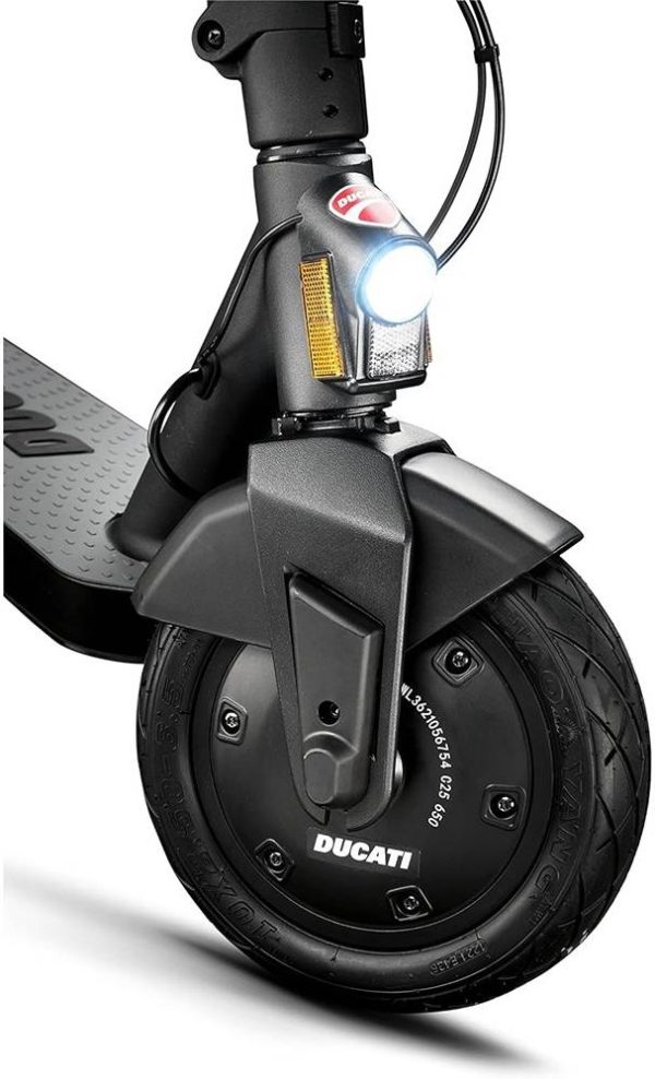 Ducati PRO II PLUS Advanced Safety Electric Scooter, Up to 25km Travel Range, 25km/h Top Speed, Black - Image 4