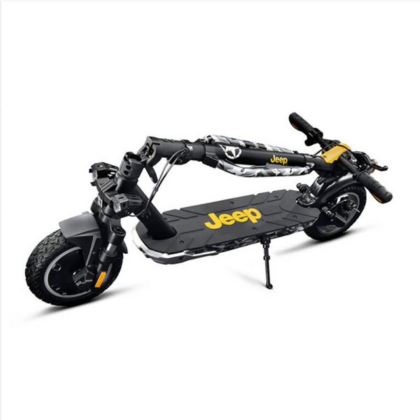 Jeep 2XE Urban Camou Electric Scooter, 45km Range, 25km/h Max Speed, Cruise Control, LED Lamps, Tubeless Front/Rear Tires, Foldable & Portable - Image 3