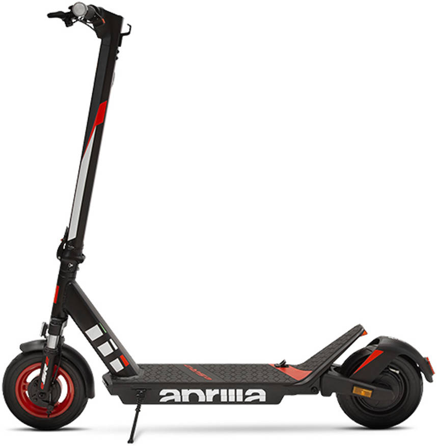 Aprilia ESR2 E-Scooter, Turn Signals And Reflector, 25 km/h E-Scooter, 350W Motor Power, Up to 25km Travel Range, Black